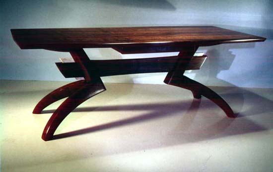 Compound-mitred Trestle Table