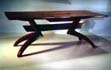 Compound-mitred Trestle Table